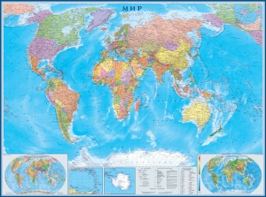 настенная Политическая карта мира (11) ― Параллель