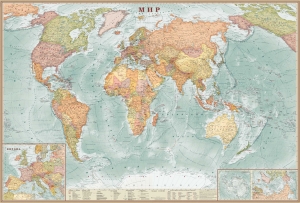 настенная Политическая карта мира (26) ― Параллель